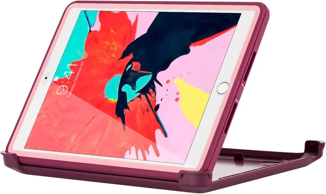 Alt view image 7 of 7 - iPad 9th/8th/iPad 7th Gen Case iPad 10.2 2019/2020/2021 Case Heavy Duty Shockproof Triple Layer Defense for New iPad 7th/8th/9th Generation 10.2-inch 2019/2020 2021 Release(Purple)
