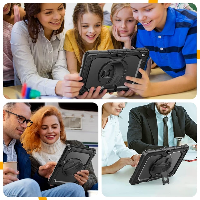Alt view image 4 of 7 - Timecity for iPad 9th/ 8th/ 7th Generation Case with Screen Protector
