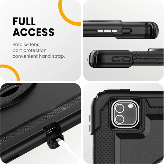 Alt view image 7 of 7 - Timecity Case for iPad Pro 12.9 inch 6th/5th/4th/3rd Generation 2022-2018
