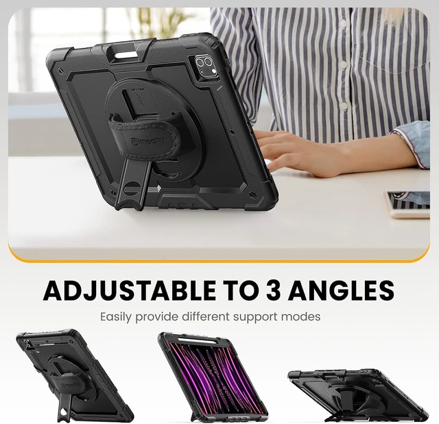 Alt view image 4 of 7 - Timecity Case for iPad Pro 12.9 inch 6th/5th/4th/3rd Generation 2022-2018