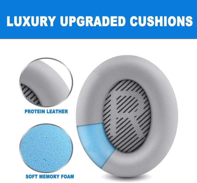 Alt view image 4 of 7 - Replacement Ear Pads for Headphones QC35 QC35 II
