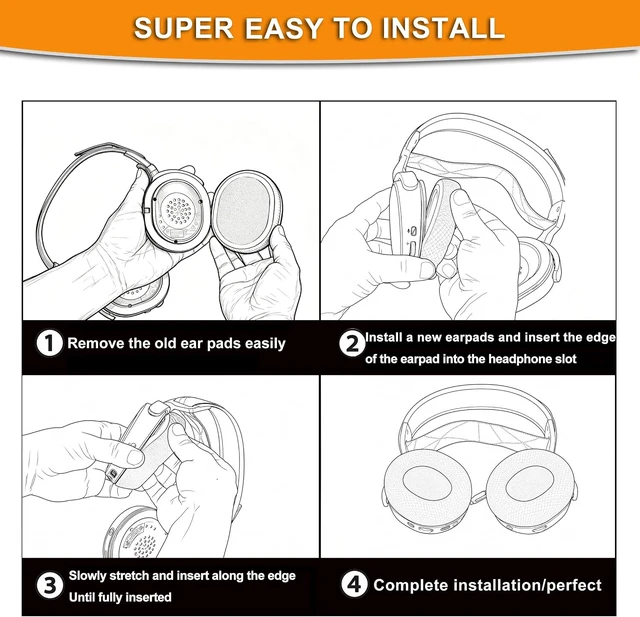 Alt view image 6 of 7 - Defean Earpads for SteelSeries Arctis 7/9 (Not Fit Nova)-Black