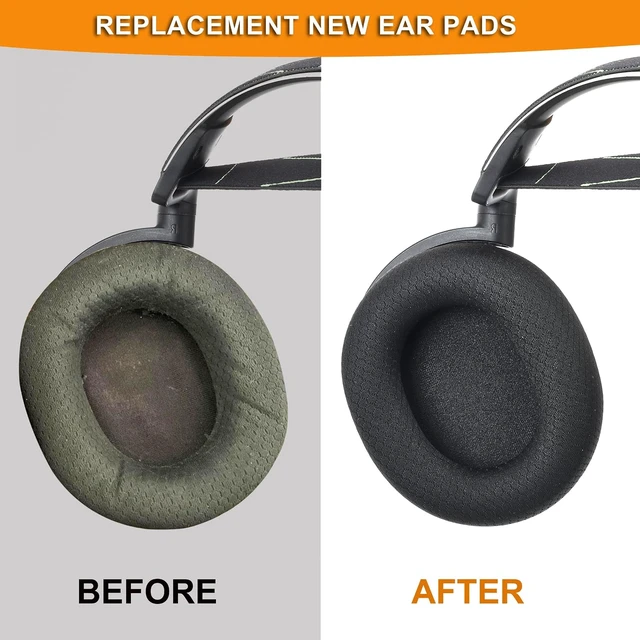 Alt view image 5 of 7 - Defean Earpads for SteelSeries Arctis 7/9 (Not Fit Nova)-Black