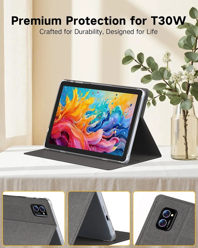 Alt view image 3 of 7 - 10.1-inch Android Tablet Case Compatible with T30W Model