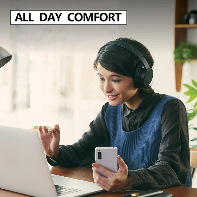 Alt view image 6 of 7 - Replacement Ear Pads Cushions for WH-CH710N WH-CH720N Headphones Earpads Cover Headphone Repair Parts-Grey