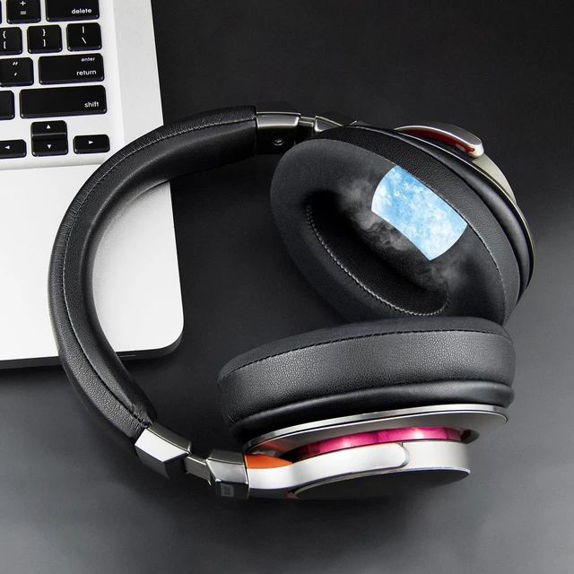 Alt view image 7 of 7 - Cooling Earpads for M50X Cloud/Arctis/G Pro X - Black