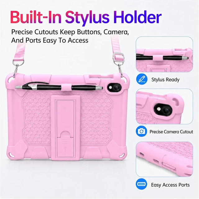 Alt view image 4 of 7 - Case for Onn 11 inch Tablet Gen 5 2026 (Model:TBSIL36018341)