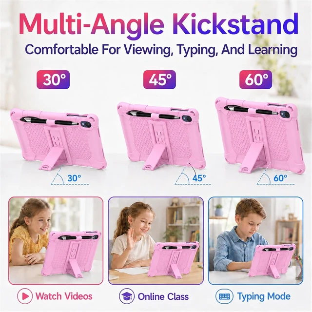 Alt view image 6 of 7 - Case for Onn 11 inch Tablet Gen 5 2026 (Model:TBSIL36018341)