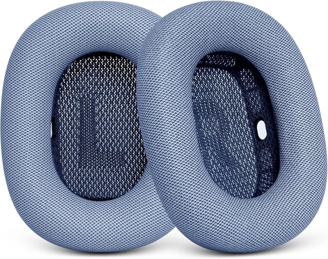 Main image of Replacement Ear Cushions for AirPods Max - Upgraded Ear Cups for Headphones - GVOEARS Earpad Cover with Silicone Gel Memory Foam (Blue)