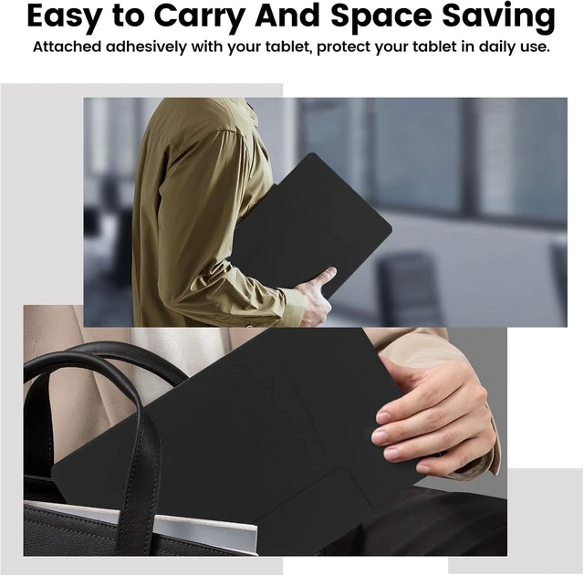 Alt view image 5 of 7 - 2025 15.6 Inch Tablet Case New Upgraded Slim Hard Shell Protective Cover Only for 15.6 Inch Tablet Lightweight Shockproof Folio with Multi-Angle Stand for 15.6 Inch Tablet - Black