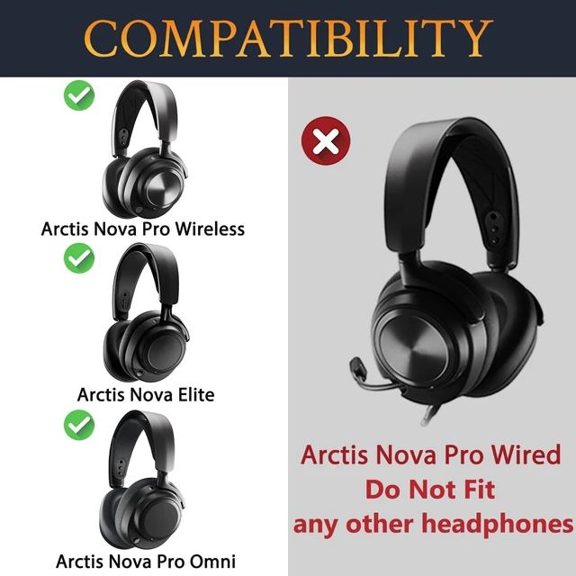 Alt view image 2 of 7 - Cooling Earpads for Arctis Nova Pro Wireless/Nova Elite - Black