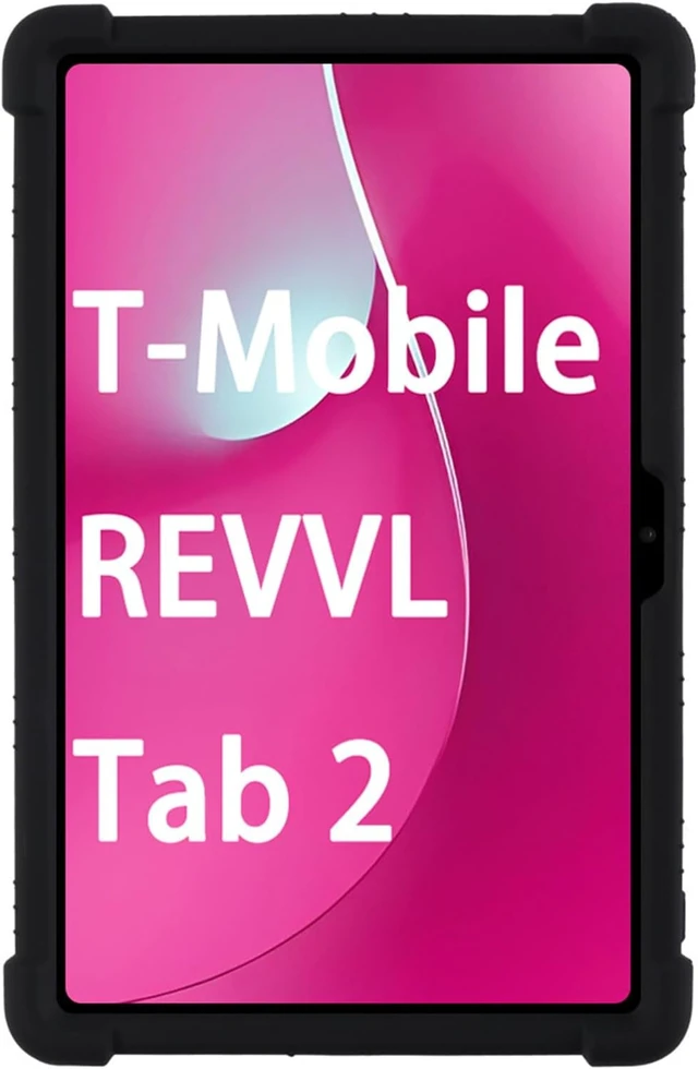 Alt view image 2 of 7 - Case for T-Mobile REVVL Tab 2 Tablet 10.1 Inch Cover 2025 (Black)