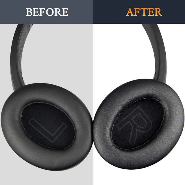 Alt view image 6 of 7 - Earpads for Anker (Life 2 Life Q20) - Black