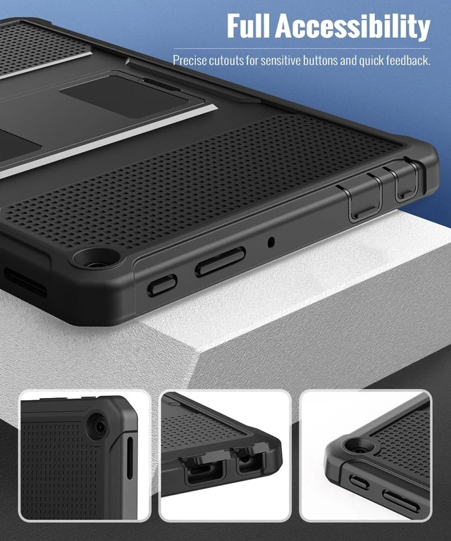 Alt view image 5 of 7 - Case for 10.1 Tablet Fire HD 10/Kids Pro (13th Generation 2023) Black