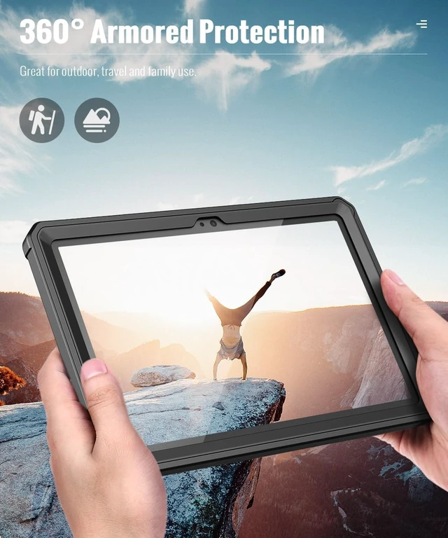 Alt view image 6 of 7 - Case for 10.1 Tablet Fire HD 10/Kids Pro (13th Generation 2023) Black