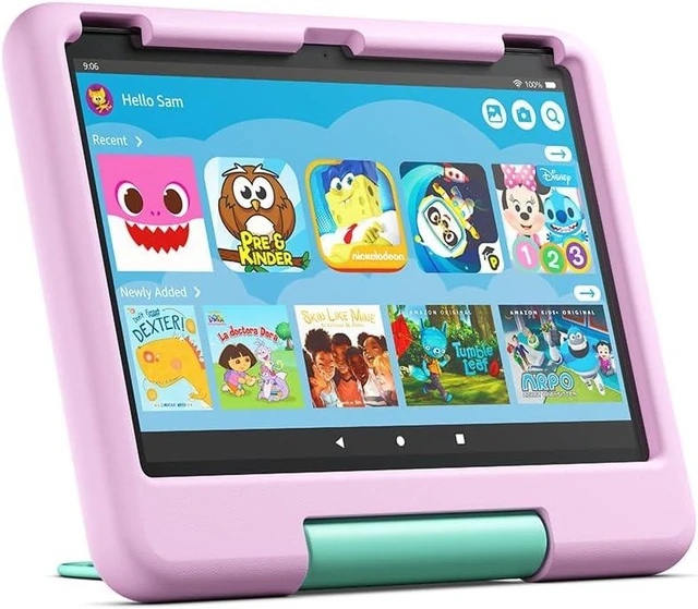 Alt view image 2 of 4 - Kid-Proof Case for Fire HD 10 tablet (Only compatible with 13th generation tablet 2023 release) - Pink