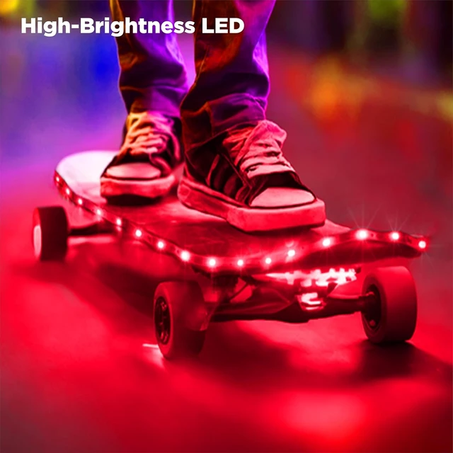 Alt view image 6 of 6 - LED Strip Lights Battery Operated 3.33ft x 2 Pack Flexible LED Light Strip Battery Powered Lighting for Bedroom Room Decor Cabinet Shelf TV Backlight Red