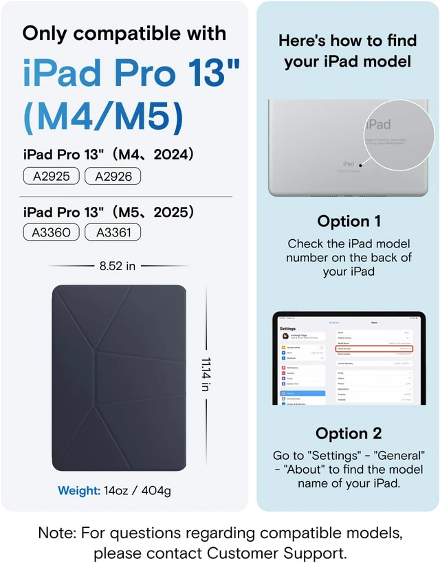 Alt view image 2 of 7 - Dynamic Folio Case for iPad Pro 13 Inch M5 2025 & M4 2024