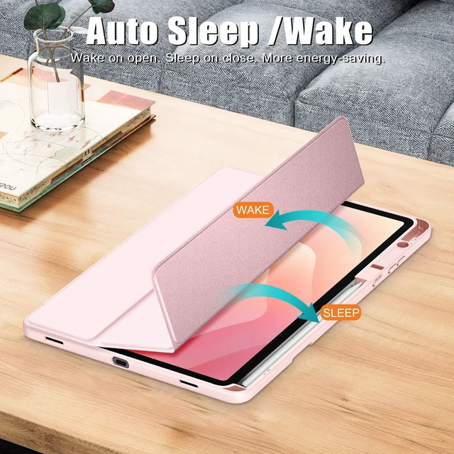 Alt view image 3 of 7 - Hybrid Slim Case for Galaxy Tab S11 11 2025 Pink