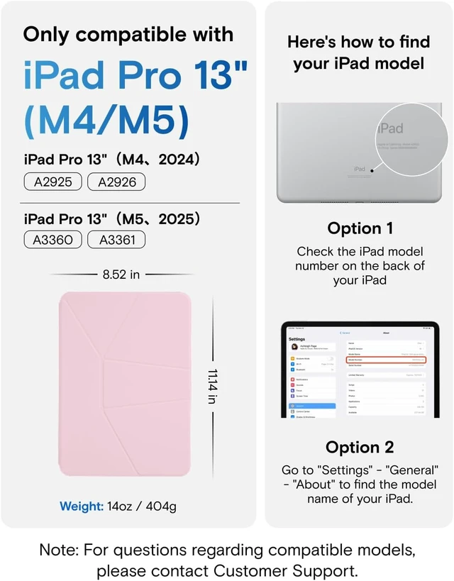 Alt view image 2 of 7 - Dynamic Folio Case for iPad Pro 13 Inch M5 2025 & M4 2024