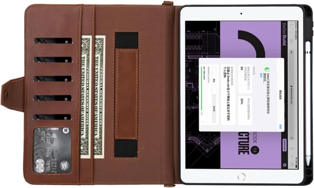 Alt view image 4 of 7 - JH PU Leather iPad Case for iPad 10th Gen 2022 / iPad A16 11th Gen 2025