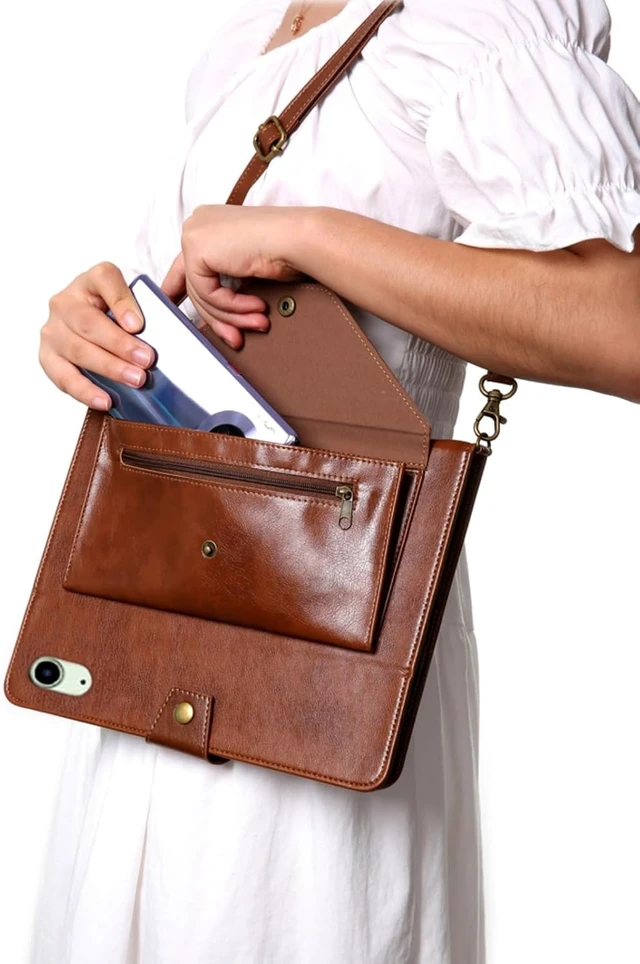 Alt view image 7 of 7 - JH PU Leather iPad Case for iPad 10th Gen 2022 / iPad A16 11th Gen 2025