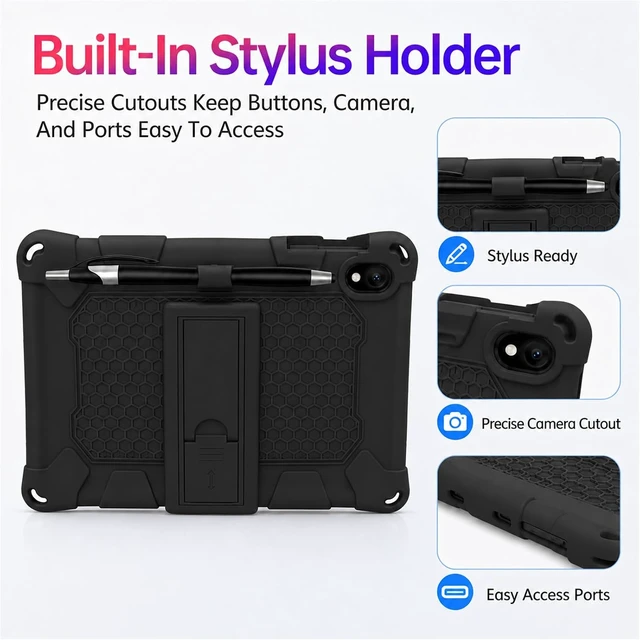 Alt view image 4 of 7 - Case for Onn 11 inch Tablet Gen 5 2026 (Model:TBSIL36018341)
