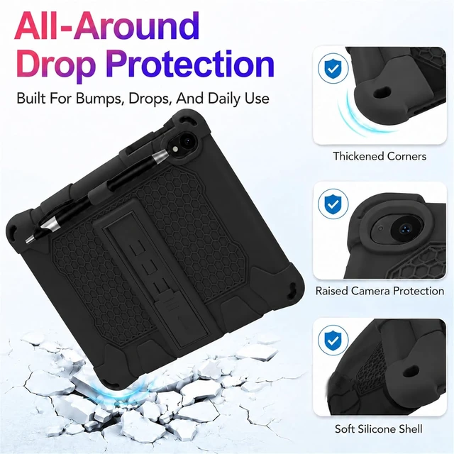 Alt view image 5 of 7 - Case for Onn 11 inch Tablet Gen 5 2026 (Model:TBSIL36018341)