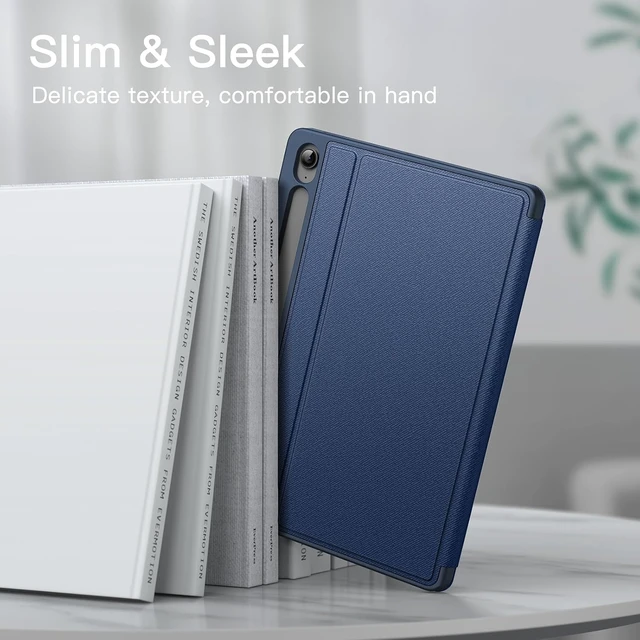Alt view image 4 of 6 - Folio Case for Galaxy Tab S10 FE Plus 13.1 Navy