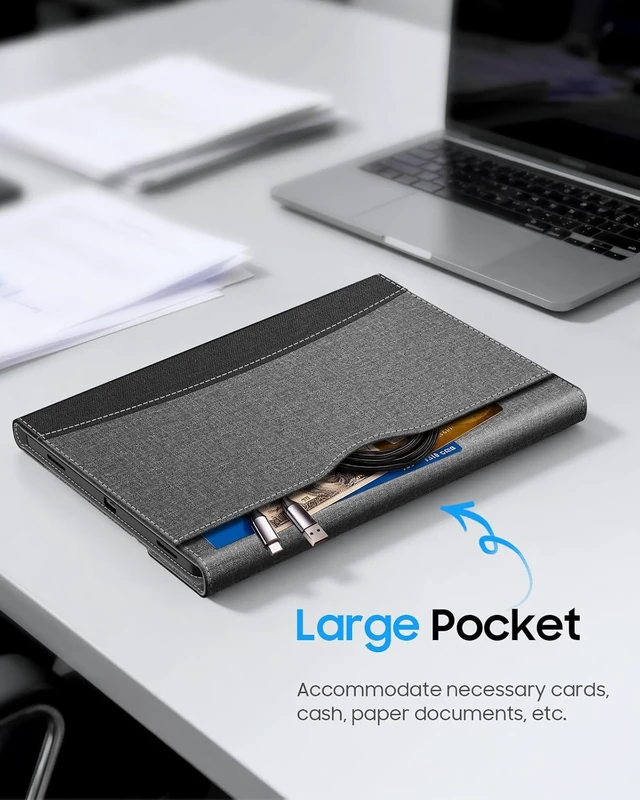 Alt view image 5 of 7 - Fintie Portfolio Case for Galaxy Tab S12 Plus 12.6 2026