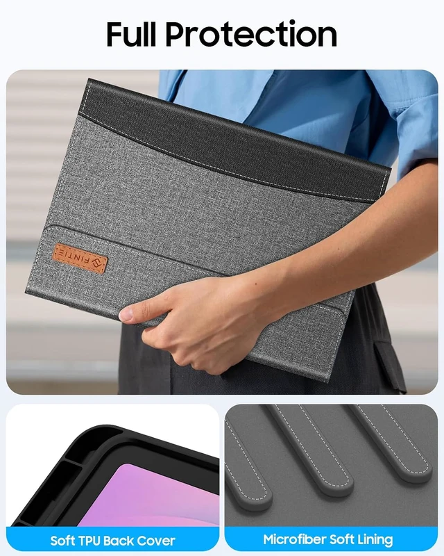 Alt view image 6 of 7 - Fintie Portfolio Case for Galaxy Tab S12 Plus 12.6 2026