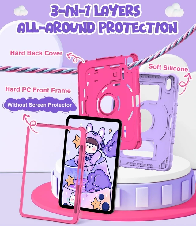 Alt view image 5 of 7 - for iPad A16 Case 11 inch 11th Gen 2025/ iPad 10th Generation 10.9