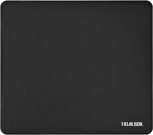 Main image of Tempered Glass Gaming Mouse Pad 17.7x15.7 in Black