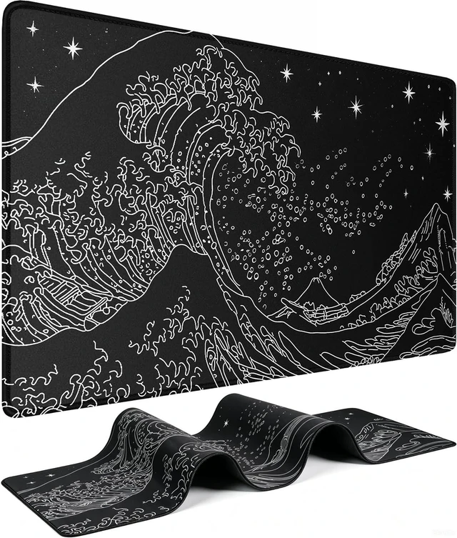 Main image of Large Extended Mouse Pad Gaming 35.4x15.7 inch Computer Keyboard Mouse Mat