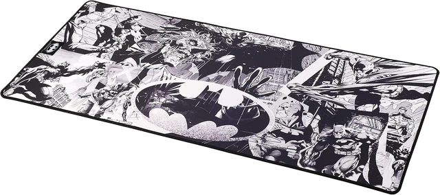 Alt view image 3 of 6 - Batman Mouse Pad XXL 35x15 in Gaming Desk Mat Extra Large