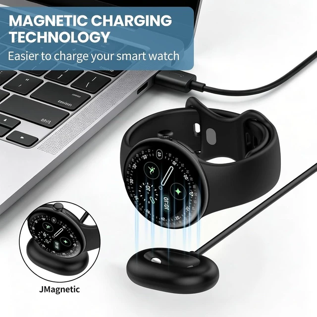 Alt view image 4 of 7 - Magnetic Charger for Google Pixel Watch 5/Pixel Watch 4