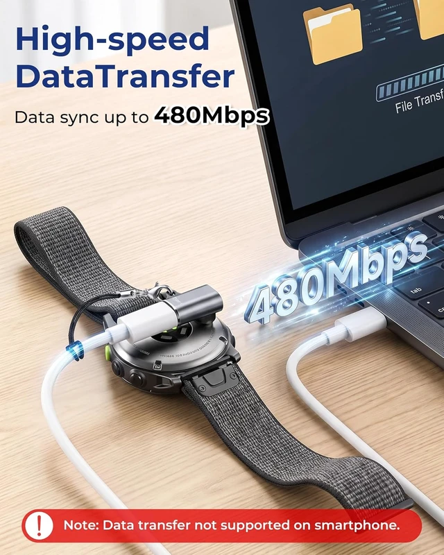 Alt view image 3 of 7 - USB C Charger Adapter for Garmin Watch 4 Pack