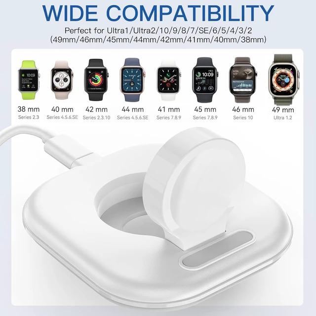 Alt view image 4 of 7 - 2026 Upgraded Fold Stand for Watch Charger Dock
