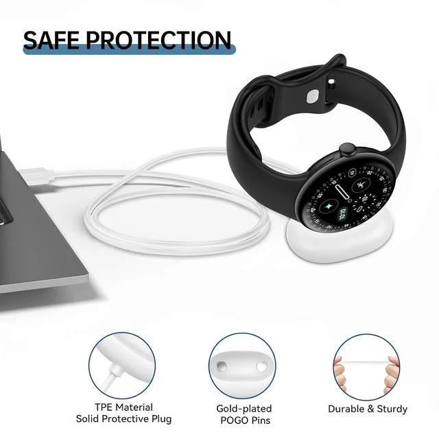 Alt view image 7 of 7 - Magnetic Charger for Google Pixel Watch 5/Pixel Watch 4