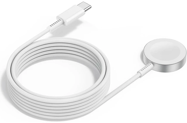 Main image of 2Pack for Watch Charger Cable Magnetic Fast Charger to USB-C Cable 3FT(1m) Wireless Fast iWatch Charger Portable Compatible with iWatch Ultra/ 9/8/7/6/SE/SE2/5/4/3/2/1 White