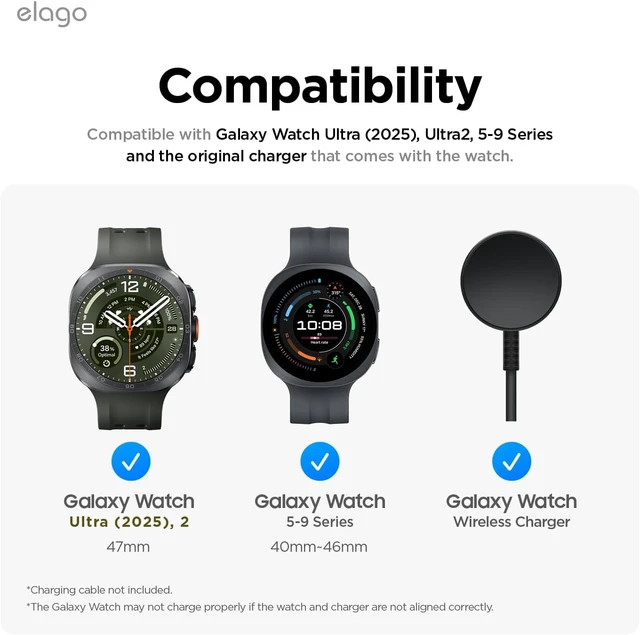 Alt view image 2 of 7 - GW2 Charging Stand for Galaxy Watch