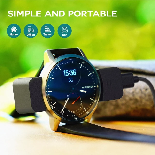 Alt view image 7 of 7 - Charger Cable Compatible with Withings Scanwatch 2