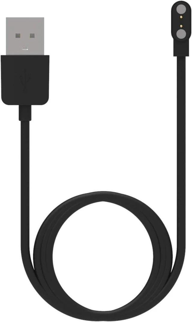 Main image of Black Compatible with Da Fit Smart Watch Charger Replacement USB Charger Cable 3.3 Ft Charging Cord for Smart Watch with Da Fit App Smartwatch Accessories Smartwatch Cables and Chargers