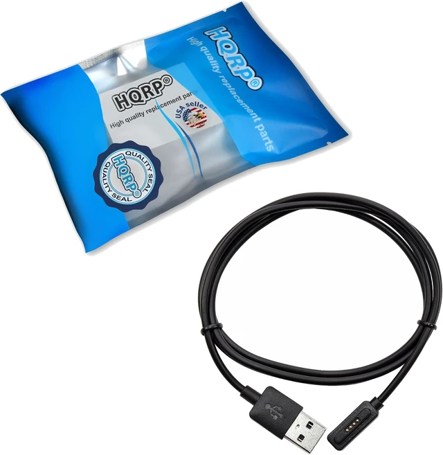 Alt view image 2 of 6 - USB Charging Cable Compatible with ZenWatch-2 WI501Q WI502Q Smartwatch ZenWatch2 WI502Q-SL-BD-Q WI501Q-2J-GB2 Smart Watch Charger Cord Wire Clip Dock