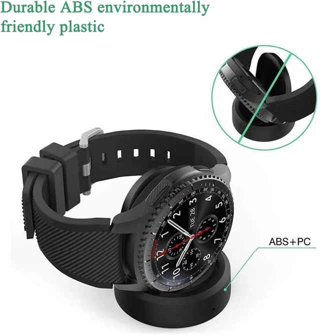 Alt view image 5 of 6 - Watch Charger for Gear S2 Charging Dock with Micro USB Charging Cable for Smausng Gear S3 S2 Classic S3 Frontier S4 Smart Watch