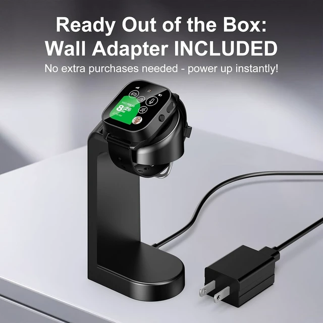 Alt view image 3 of 7 - Charger Dock Compatible with Gizmo Watch 3 Adventure Fast Charging Watch Dock with 4.92 Ft Cable & Adapter Kids Smartwatch Accessories(Adventure)