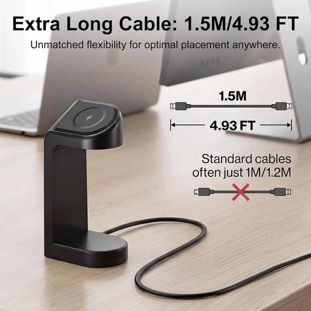 Alt view image 4 of 7 - Charger Dock Compatible with Gizmo Watch 3 Adventure Fast Charging Watch Dock with 4.92 Ft Cable & Adapter Kids Smartwatch Accessories(Adventure)