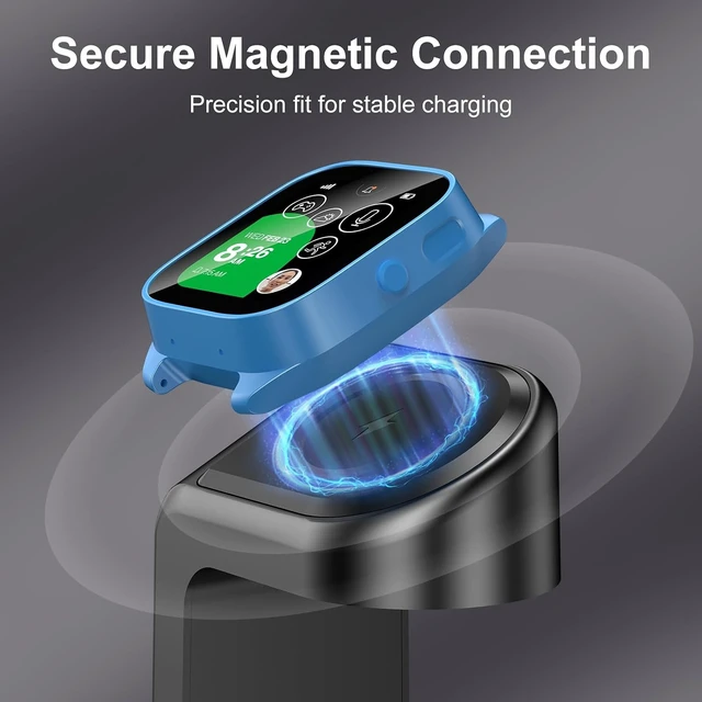 Alt view image 6 of 7 - Charger Dock Compatible with Gizmo Watch 3 Adventure Fast Charging Watch Dock with 4.92 Ft Cable & Adapter Kids Smartwatch Accessories(Adventure)