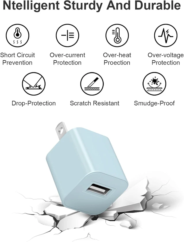 Alt view image 5 of 7 - Fast Charger for Watch Charger 3.3FT USB A iWatch Charger Blue