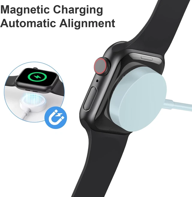 Alt view image 6 of 7 - Fast Charger for Watch Charger 3.3FT USB A iWatch Charger Blue